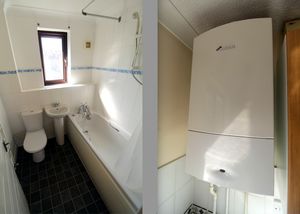 Bathroom and Boiler- click for photo gallery